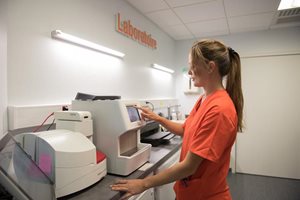 Laboratoire d'analyses, clinique vétérinaire des Hutins